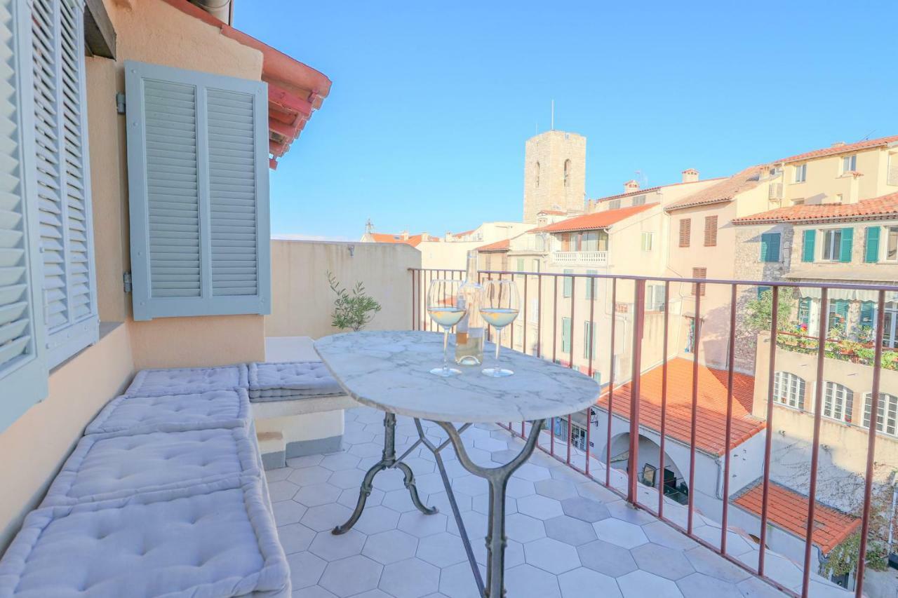 Clt - Unique Duplex & Terrace On The Provencal Market 昂蒂布 外观 照片