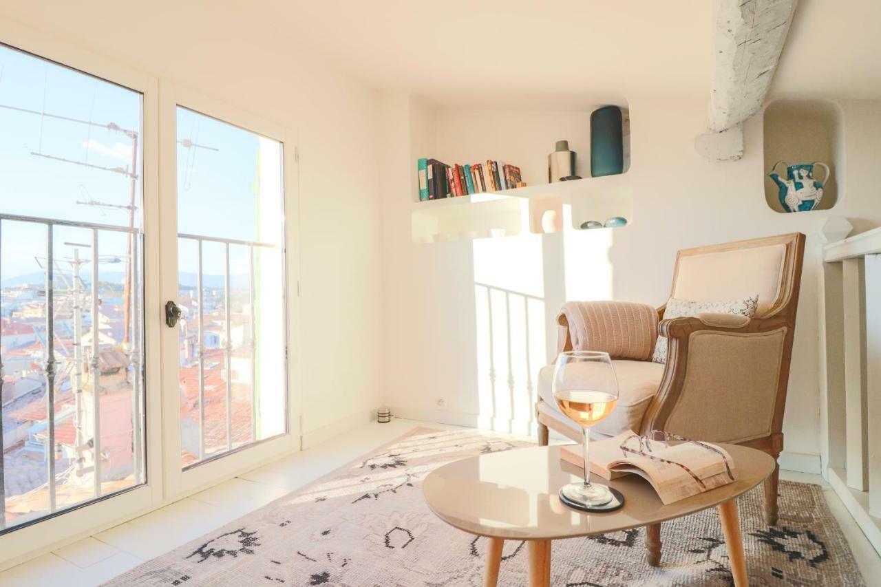 Clt - Unique Duplex & Terrace On The Provencal Market 昂蒂布 外观 照片